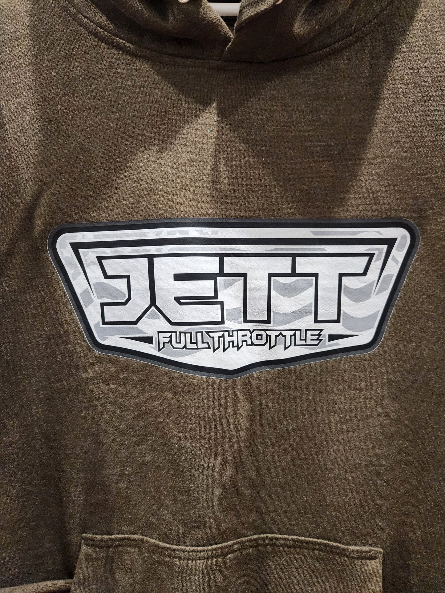 BLACK AND WHITE LOGO Adult Hoodie