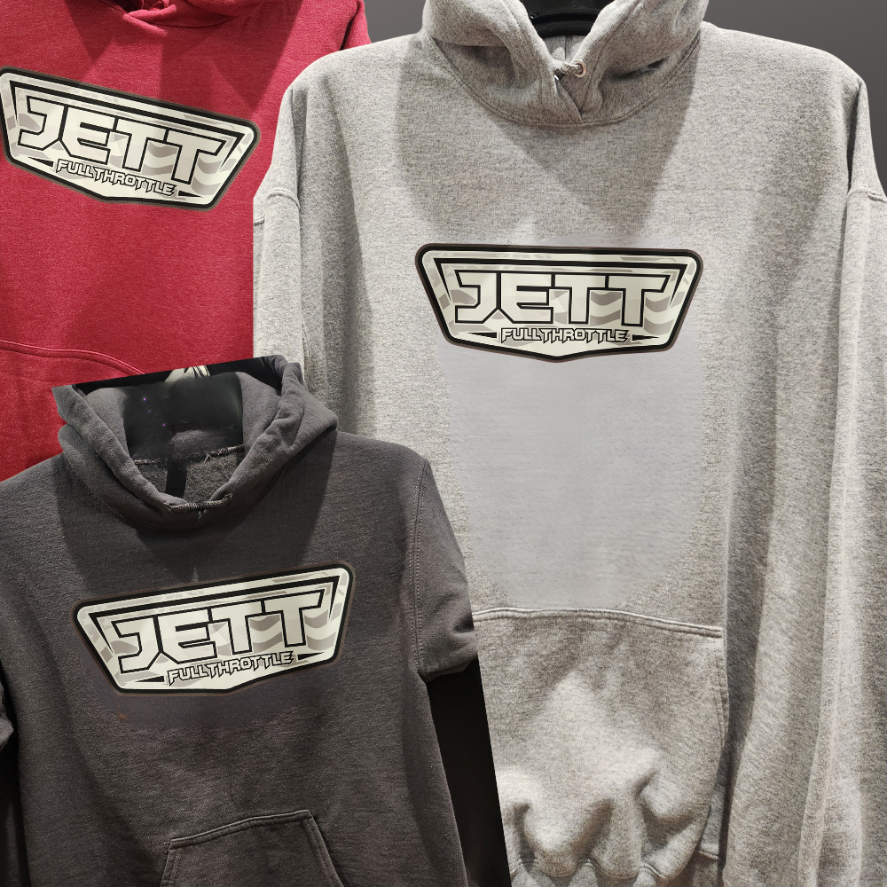 JFT Black and White Logo Youth Hoodie