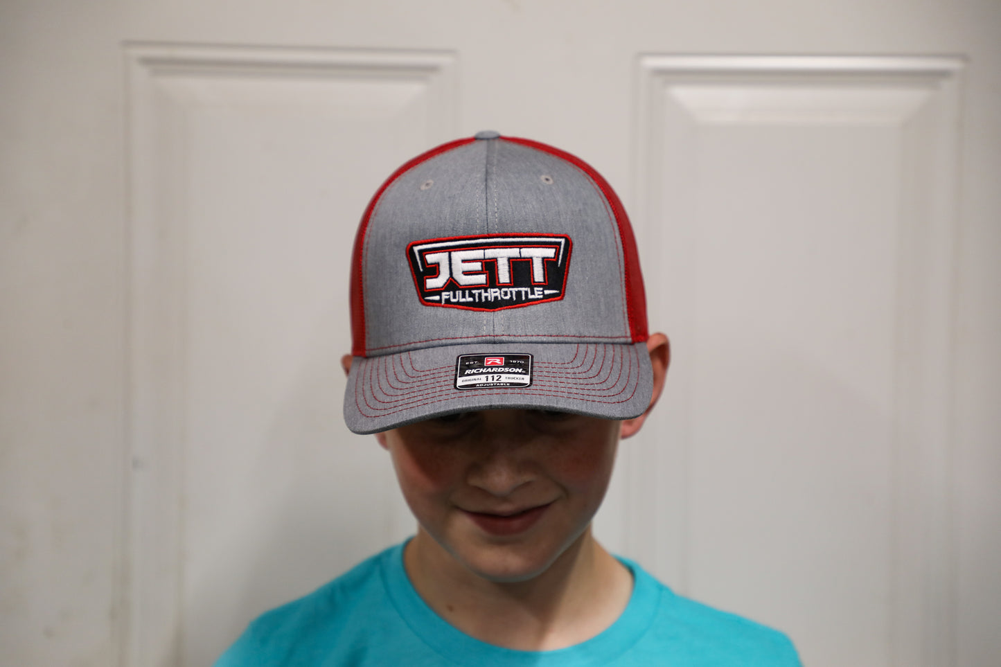 JFT Cap - Gray and Red