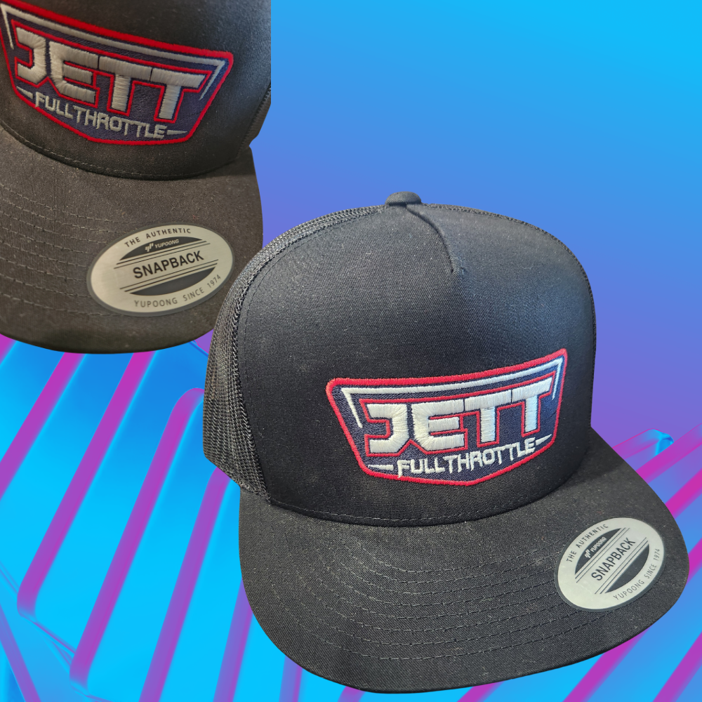 JFT Flat Billed Cap - Black