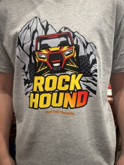 ROCK HOUND Gray Adult T-Shirt