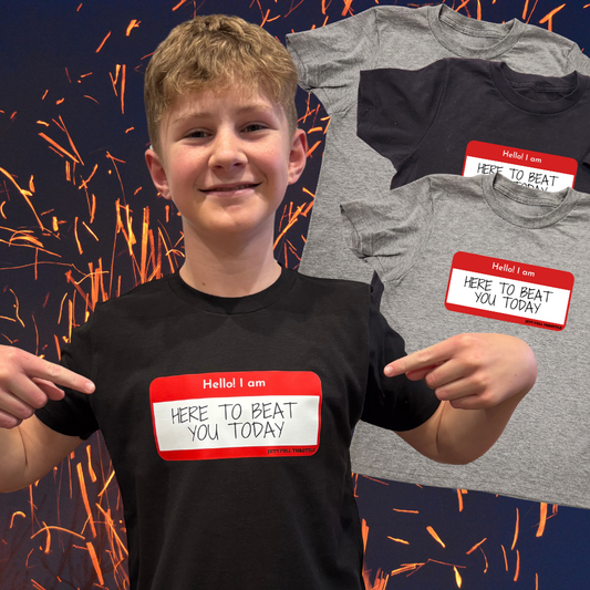 HERE TO BEAT YOU Adult T-Shirt