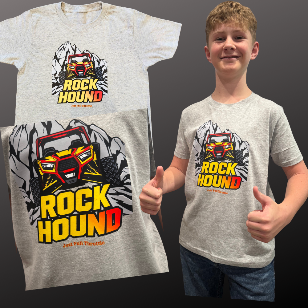 ROCK HOUND Gray Adult T-Shirt