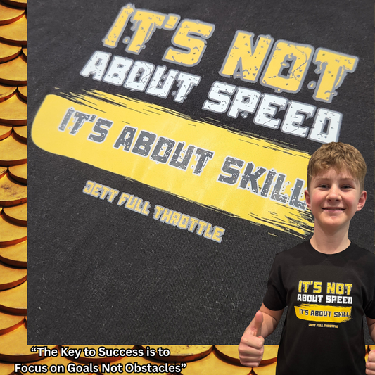 IT'S ABOUT SKILL Black Adult T-Shirt