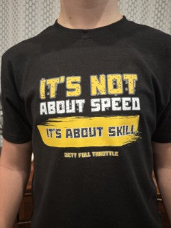 IT'S ABOUT SKILL Black Adult T-Shirt